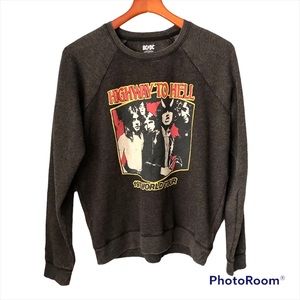 Lucky Brand AC/DC Highway to Hell 1979 World Tour Sweatshirt M